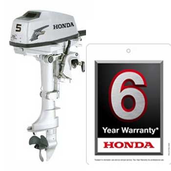 Honda Outboard BF5 SBU Short Shaft with 3 amp charging coil