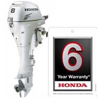 Honda Outboard BF8 LHU Long Shaft