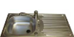 Euroline stainless steel sink & drainer 