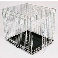 MTM Fold-Flat Dog Crates Double Opening 