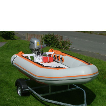 Surfcat Grey and Orange Boat only
