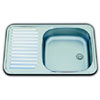 Smev Small Sink/drainer with 20mm angled waste 
