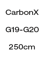 CarbonX - 250cm Depth (G19-G20)
