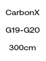 CarbonX - 300cm Depth (G19 - G20)