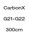 CarbonX - 300cm Depth (G21 - G22)