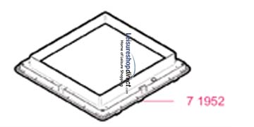 Thule Rooflights Inner Hatch Frame Cream