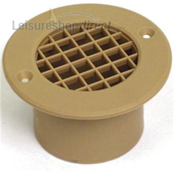 Round Floor Vent and Long Tail 75mm