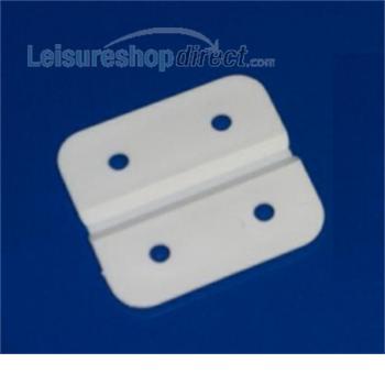 Plastic Hinge - White