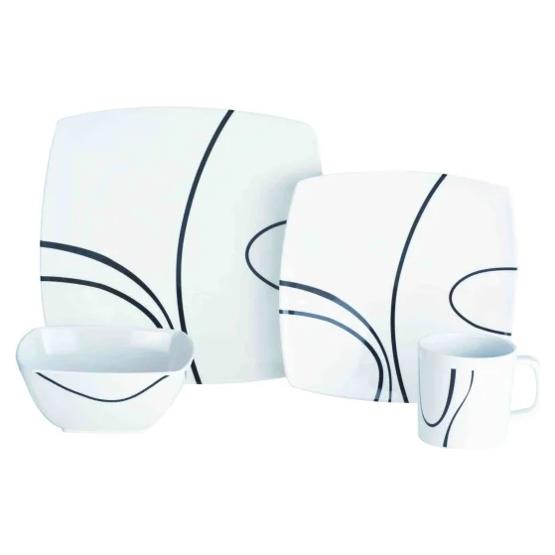 Zen Design Melamine 16 pcs Crockery Set