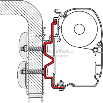 Fiamma Adaptor Kit HymerCamp 2.5M