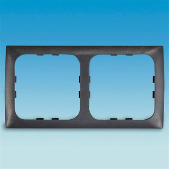 C-Line 2 Way Face Plate -Dark Grey