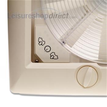 Omni-Vent 12v Fan + Blind with  Translucent Dome