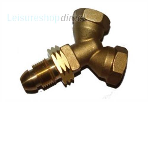 Y Pol Connector -  Brass