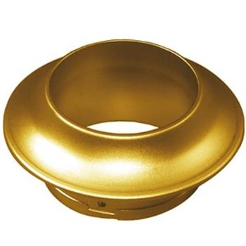 Rosette 13mm polished brass
