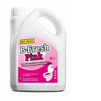 Thetford B-Fresh Pink, Flush Water (2Ltr)