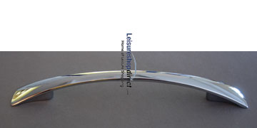 Bow Handle Aluminium Effect - Zinc Alloy
