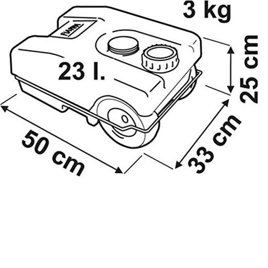 Fiamma 23Ltr Fresh Water Roll Tank image 4