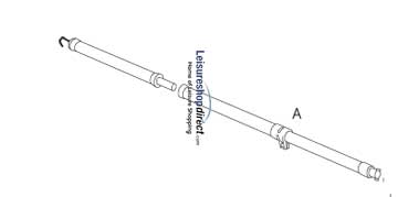 IXL- A-rafter Pole for Ventura Standard Awnings