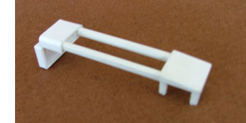 Sink flap retainer, white image 1