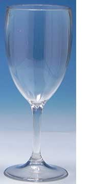 Wine Goblet Acrylic - Large WINE GOBLET CLEAR 10oz 4PK