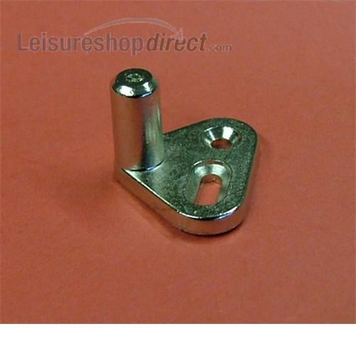 Plate for rod hooks (toilet door lock)