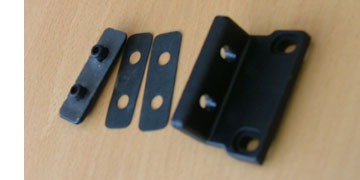 Fixed bracket 24mm for polyplastic window