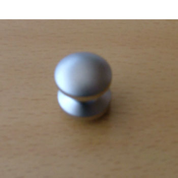Mini push button for Cupboard Lock , nickel coloured
