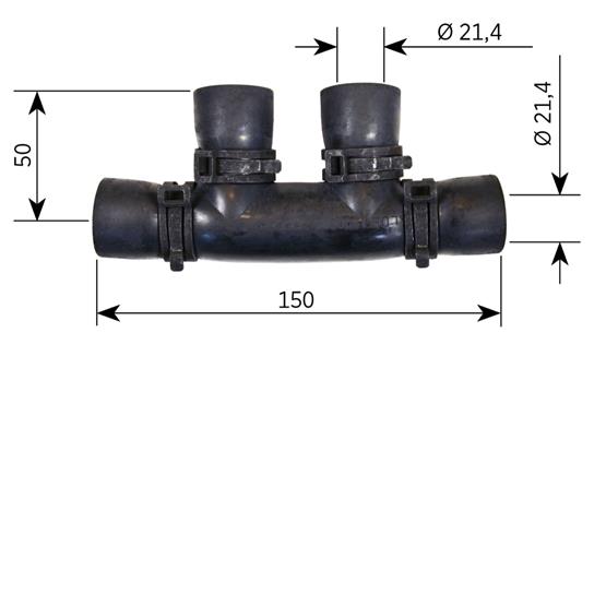 Alde Rubber Connection Ø 22 mm