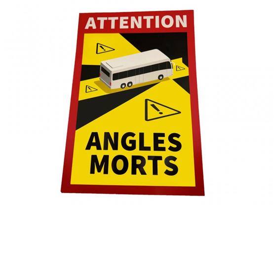 Angles Mort Motorhome Stickers - 3pcs
