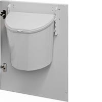 White BRUNNER Pillar XL Hanging Door Litter Bin One Size White BRUNNER Pillar XL Hanging Door Litter Bin One Size