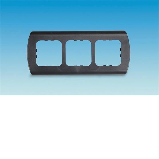 C-Line 3 Way Faceplate - black image 2