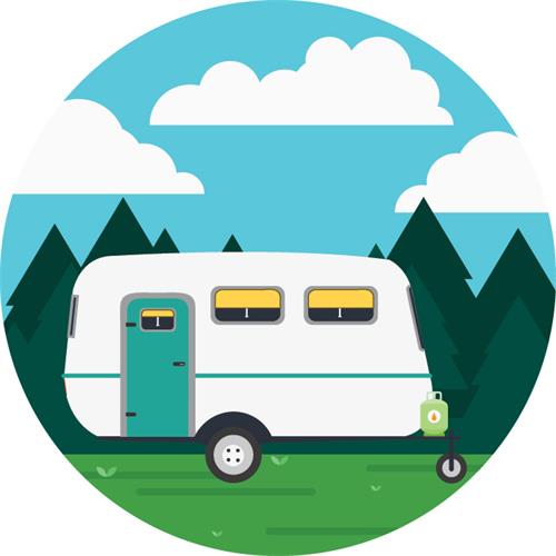 Caravan Holidays Apron