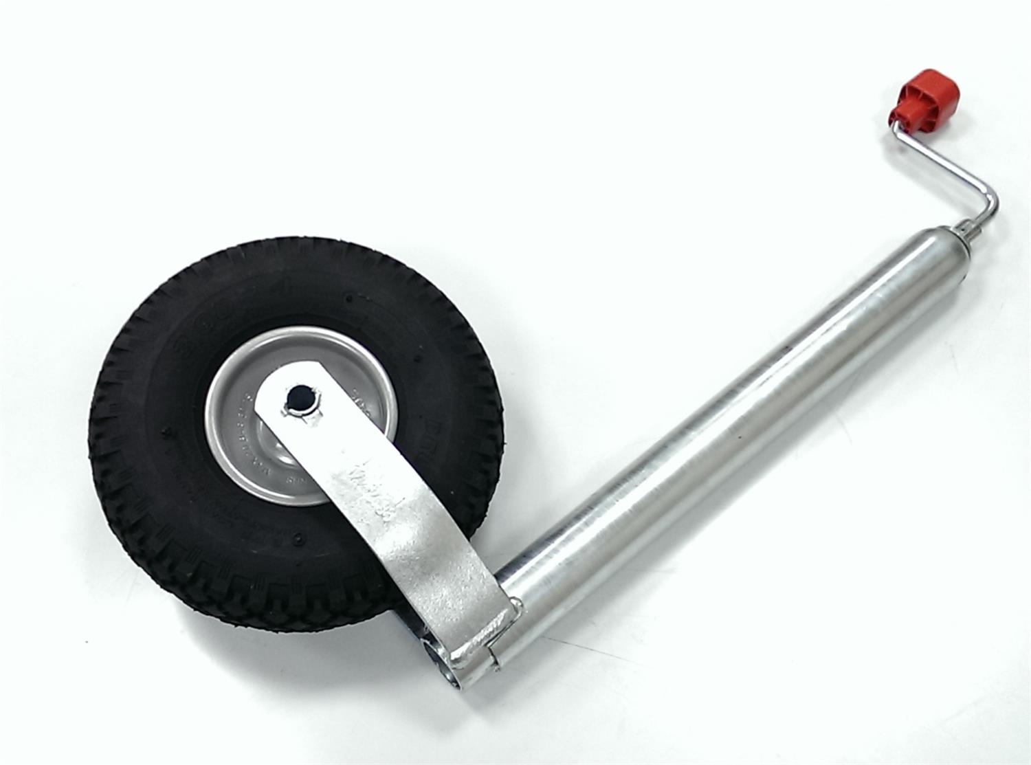 Caravan Jockey Wheel complete 48mm shaft, pneumatic tyre Jockey wheels