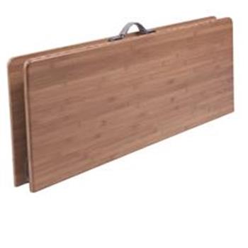 Catania Big 100x72cm Folding Bamboo Table