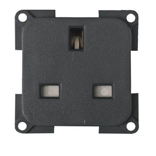 CBE 230V 3 Pin Socket - grey