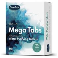 Clean Tabs Aqua Clean Mega Tabs (20 Tablets) | Water Purification ...