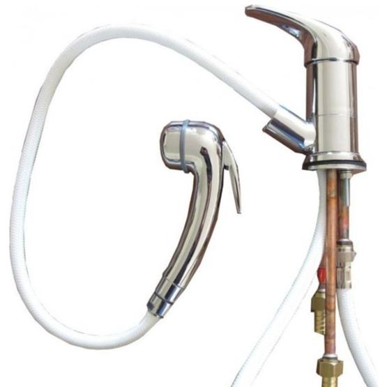 Comet Roma shower mixer tap with pull out shower hose
