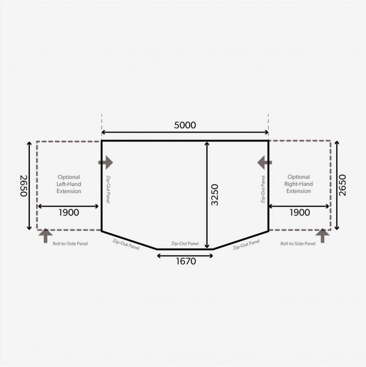 Dometic Kampa Ace Air Pro 500 S Caravan Awning