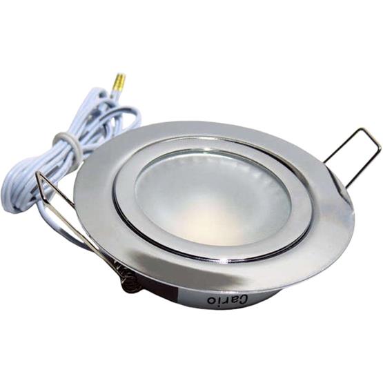 Dometic Cario 2 Recessed LED Light in Chrome (12V / 2W / Warm White)