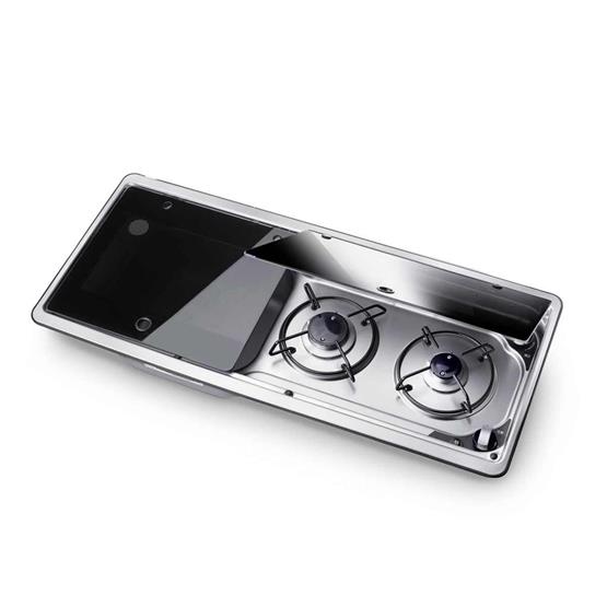 Dometic CRX50 Fridge, 9722 Hob/Sink Unit and Tap Bundle (Sink on Left) image 4