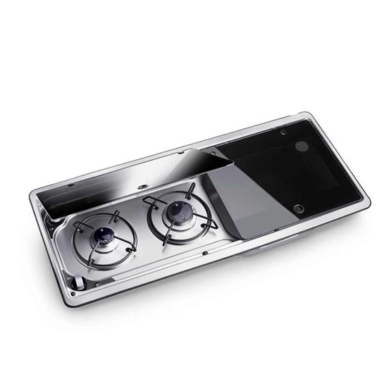 Dometic CRX50 Fridge, 9722 Hob/Sink Unit and Tap Bundle (Sink on Right) image 4