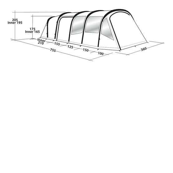Easy Camp Arena 600 Air Family Tent image 16