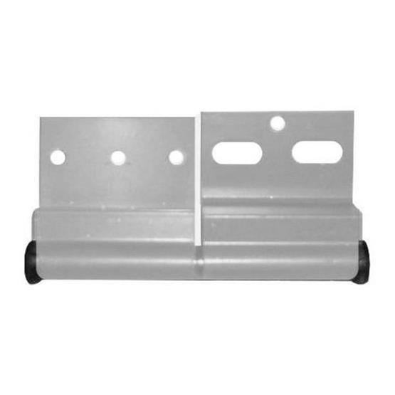 Ellbee door hinge aluminium LH - for Static caravan image 1