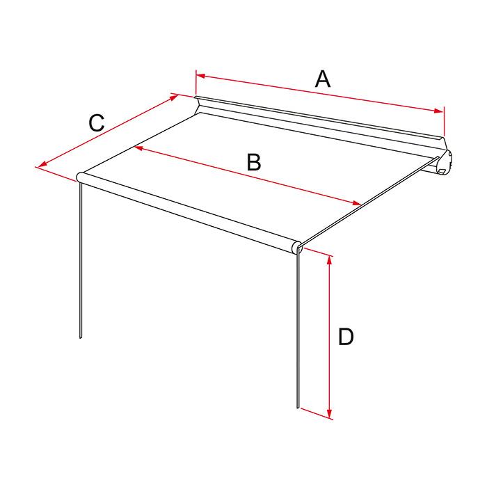 Fiamma F35 Dimensions