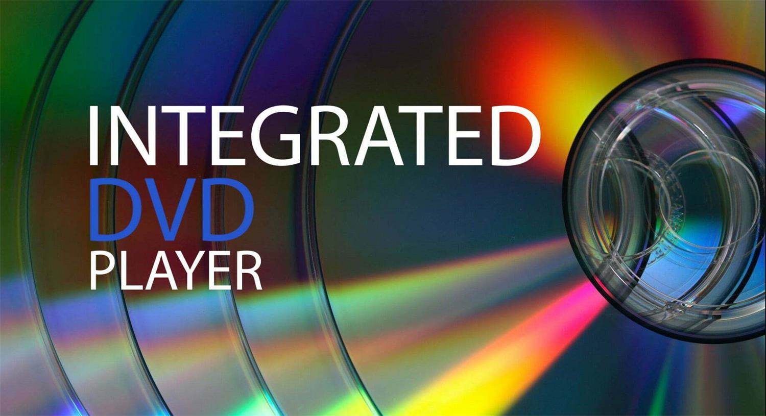 Integrated DVD / CD player
