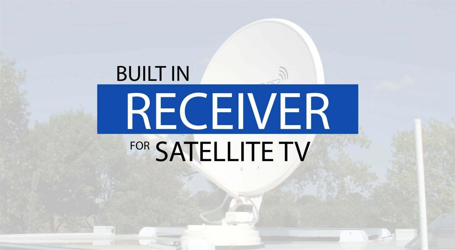 Built in free to air satellite receiver