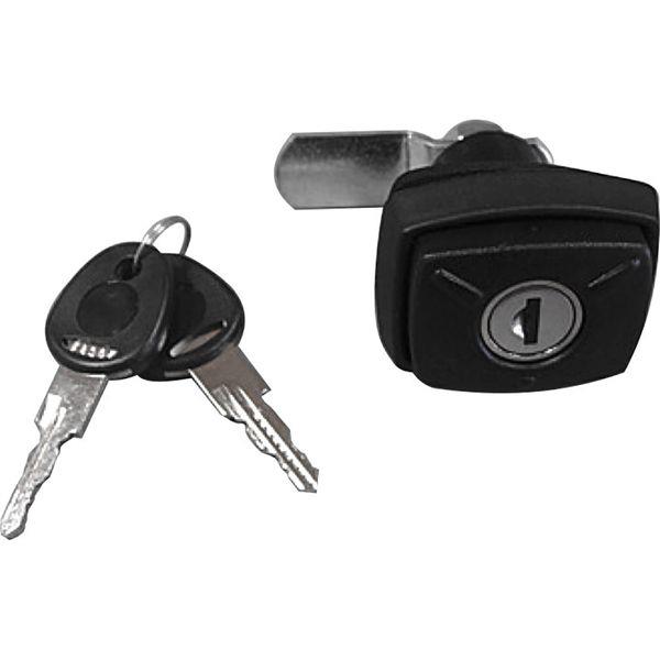 FAP Square Puch Lock - Black | Caravan Door Locks | Leisureshopdirect