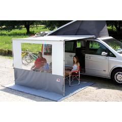 The Fiamma Blocker Pro is a front panel gives protection from the elements and a good degree of privacy.