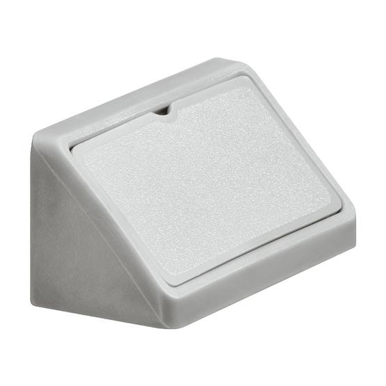Hafele Furniture Joint Block With Cap In Light Grey (Single) image 1