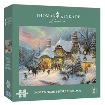 Gibsons Santa Night Before Christmas Puzzles